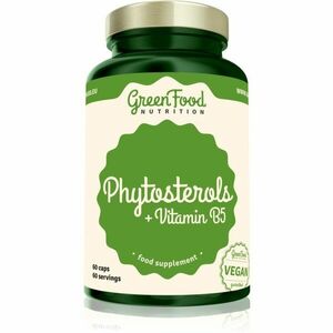 GreenFood Nutrition Phytosterols + Vitamin B5 podpora normálnej funkcie obehového systému 60 cps vyobraziť