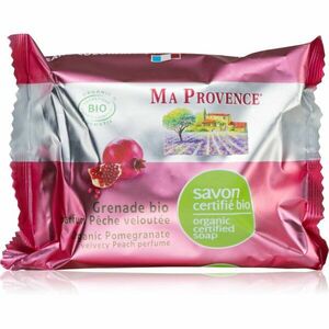 Ma Provence Pomegranate & Velvety Peach prírodné tuhé mydlo 75 g vyobraziť