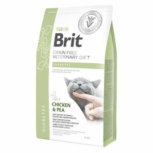 BRIT Veterinary diet grain free diabetes granuly pre mačky, Hmotnosť balenia: 2 kg vyobraziť