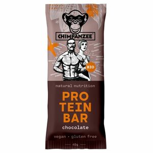 CHIMPANZEE Protein bar chocolate 40 g BIO vyobraziť
