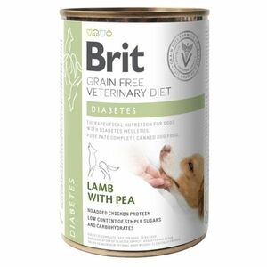 BRIT Veterinary diet grain free diabetes pre psov 400 g vyobraziť