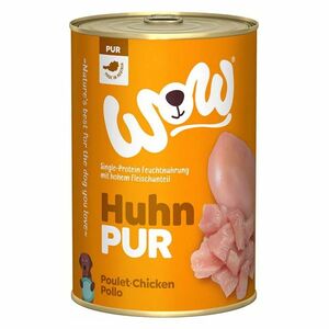 WOW Kurací monoproteín PUR konzerva pre psov 400 g vyobraziť