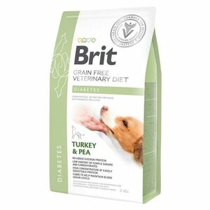 BRIT Veterinary diet grain free diabetes granuly pre psov, Hmotnosť balenia: 2 kg vyobraziť