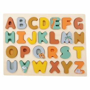 SMALL FOOT Vkladacie puzzle Safari abeceda vyobraziť