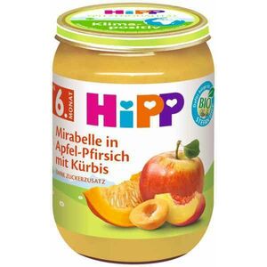 HIPP BIO Jablko, broskyne, mirabelky, maslová tekvica od 6. mesiaca, 190 g vyobraziť