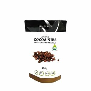 HEALTH LINK Kakaové drvené bôby sladené panelou BIO 250 g vyobraziť