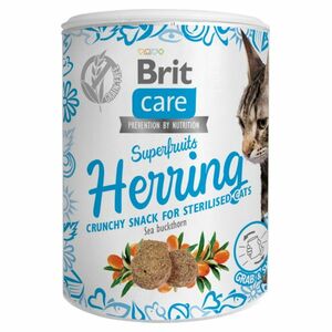 BRIT Care Snack Superfruits Herring so sleďom a rakytníkom pre mačky 100 g vyobraziť