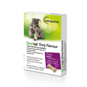 Drontal Dog Flavour 150/144/50 mg tablety vyobraziť