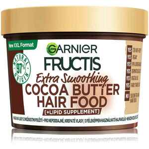 Garnier Fructis Hair Food Cocoa Butter uhladzujúca maska na nepoddajné, krepovité vlasy, 400 ml vyobraziť
