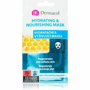 Dermacol Hydrating & Nourishing Mask textilná 3D hydratačná a vyživujúca maska 15 ml vyobraziť