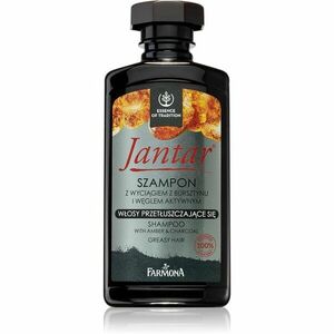 Farmona Jantar šampón s aktívnymi zložkami uhlia pre mastné vlasy 330 ml vyobraziť