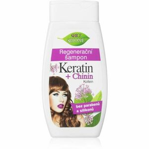 Bione Cosmetics Keratin + Chinin regeneračný šampón 260 ml vyobraziť
