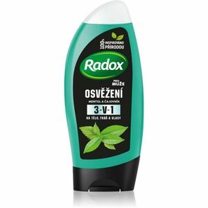 Radox Men Feel Strong sprchový gél a šampón 2 v 1 Mint & Tea Tree 225 ml vyobraziť