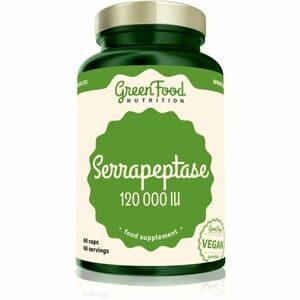 GreenFood Nutrition Serrapeptase 120 000 IU podpora správneho fungovania organizmu 60 cps vyobraziť