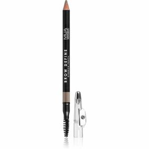 MUA Makeup Academy Brow Define dlhotrvajúca ceruzka na obočie s kefkou odtieň Fair 1, 2 g vyobraziť
