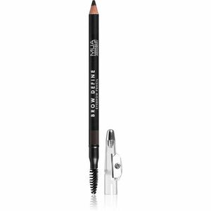 MUA Makeup Academy Brow Define dlhotrvajúca ceruzka na obočie s kefkou odtieň Dark Brown 1, 2 g vyobraziť