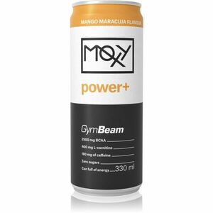 GymBeam Moxy Power+ hotový nápoj s aminokyselinami bez pridaného cukru príchuť Mango Maracuja 330 ml vyobraziť