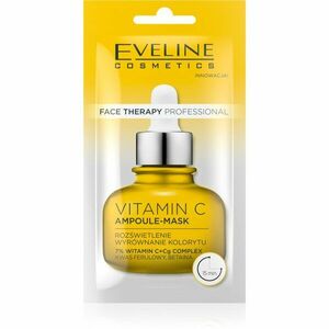 Eveline Cosmetics Face Therapy Vitamin C krémová maska pre rozjasnenie pleti 8 ml vyobraziť