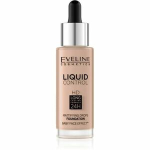 Eveline Cosmetics Liquid Control tekutý make-up s pipetou odtieň 025 Light Rose 32 ml vyobraziť