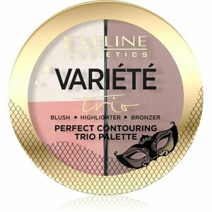 Eveline Cosmetics Variété Trio kontúrovacia paletka na tvár 3v1 odtieň 01 Light 10 g vyobraziť