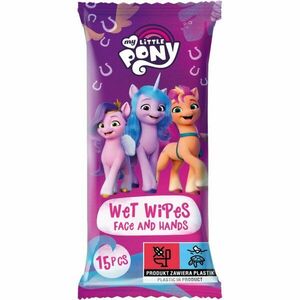 My Little Pony Wet Wipes vlhčené čistiace obrúsky pre deti 15 ks vyobraziť