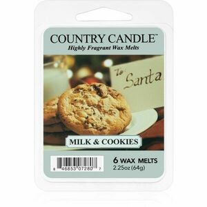 Country Candle Milk & Cookies vosk do aromalampy 64 g vyobraziť
