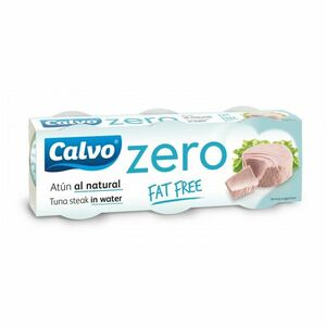 CALVO Zero tuniak vo vlastnej šťave fat free 3 x 65 g vyobraziť