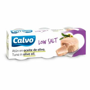 CALVO Tuniak v olivovom oleji s nízkym obsahom soli 3 x 80 g vyobraziť