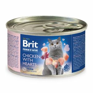 BRIT Premium by Nature Chicken with Hearts konzerva pre mačky 200 g vyobraziť