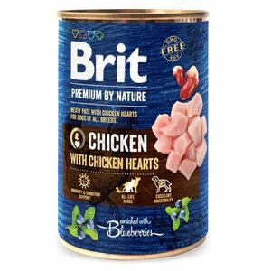 BRIT Premium by Nature Chicken & Hearts konzerva pre psov 1 ks, Hmotnosť balenia: 800 g vyobraziť