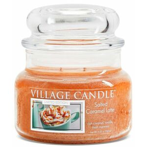 Village Candle Vonná sviečka v skle - Salted Caramel Latté-Latté so slaným karamelom, malá vyobraziť