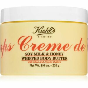 Kiehl's Creme de Corps Soy Milk & Honey Whipped Body Butter telové maslo s bambuckým maslom 226 g vyobraziť