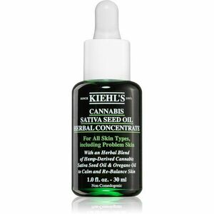 Kiehl's Cannabis Sativa Seed Oil Herbal Concentrate ukľudňujúce olejové sérum pre všetky typy pleti vrátane citlivej 30 ml vyobraziť