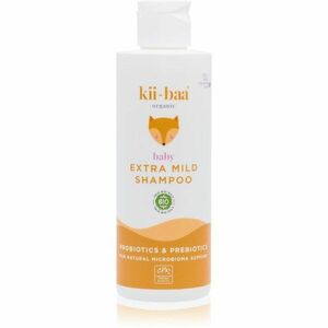 kii-baa® organic Baby Extra Mild Shampoo jemný šampón s probiotikami a prebiotikami pre deti od narodenia 200 ml vyobraziť
