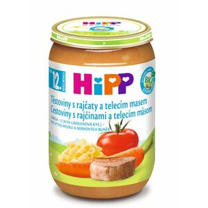 HiPP BIO Cestoviny s rajčinami a teľacím mäsom vyobraziť