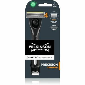Wilkinson Sword Quattro Precision Trimmer holiaci strojček + náhradné hlavice 1 ks vyobraziť