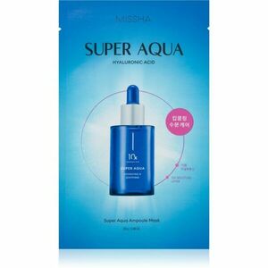 Missha Super Aqua 10 Hyaluronic Acid hydratačná plátienková maska 28 g vyobraziť