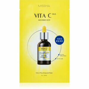 Missha Vita C Plus rozjasňujúca plátienková maska s vitamínom C 27 g vyobraziť