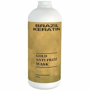 Brazil Keratin Gold Anti Frizz Mask keratínová regeneračná maska pre poškodené vlasy 550 ml vyobraziť