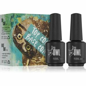 Grey Owl GO Top & Base podkladový a vrchný lak na nechty (s použitím UV/LED lampy) vyobraziť