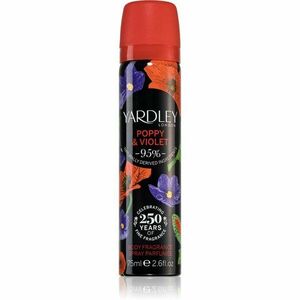 Yardley Poppy & Violet parfémovaný telový sprej pre ženy 75 ml vyobraziť