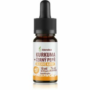 Blendea Kurkuma + čierne korenie olejové kvapky kvapky na podporu imunitného systému 10 ml vyobraziť