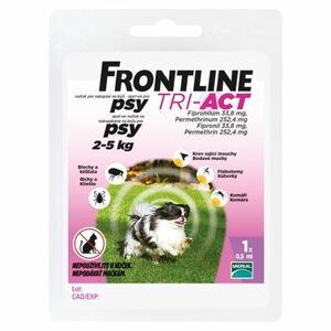 Frontline Tri-act Spot-on XS 2-5kg vyobraziť