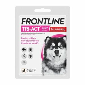 Frontline TRI-ACT Spot-on pre psy XL 40-60 kg 1x6, 0ml vyobraziť