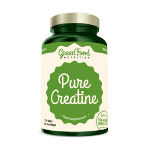 GreenFood Nutrition Pure Creatine 120cps vyobraziť
