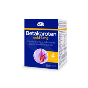 GS Betakarotén gold 6 mg 90 + 45 kapsúl vyobraziť