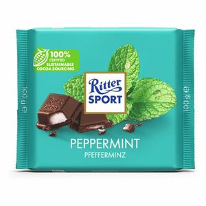 RITTER SPORT Peppermint čokoláda 100 g vyobraziť