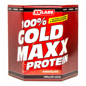 XXLABS 100% Gold maxx proteín čokoláda vrecká 60 x 30 g vyobraziť
