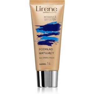 Lirene Nature Matte zmatňujúci fluidný make-up pre dlhotrvajúci efekt odtieň 14 Caramel 30 ml vyobraziť
