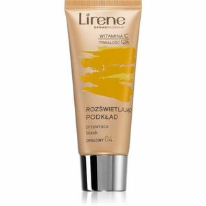 Lirene Vitamin C rozjasňujúci fluidný make-up pre dlhotrvajúci efekt odtieň 04 Tanned 30 ml vyobraziť